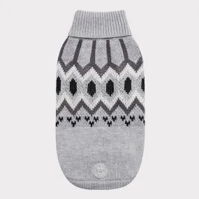 Heritage Dog Sweater | Grey Mix