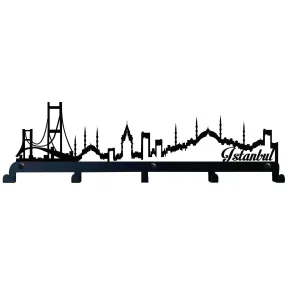 Istanbul Metal Coat Rack, Wall Mount Hanger