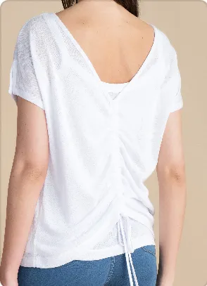Marble 6944 Pink Fine Knit Two Piece Top