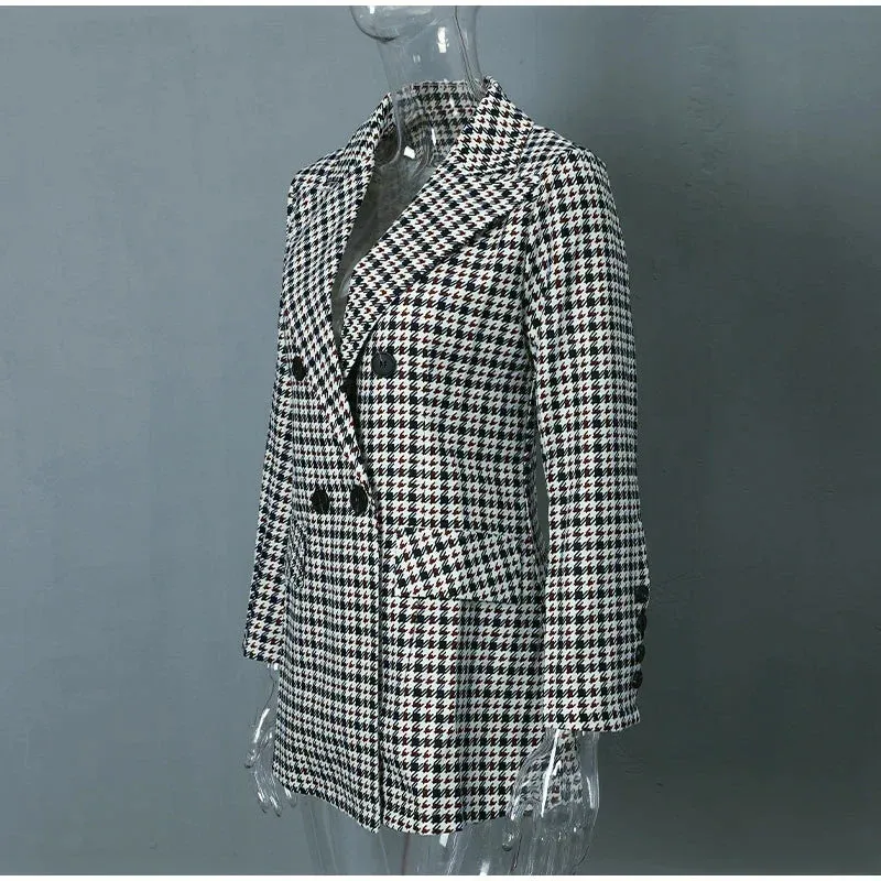 Margiela Maris Blazer | Karierte lange Blazer für Damen