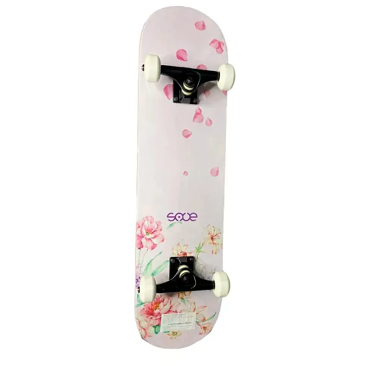 PATINETA COMPLETA PARA SKATEBOARDING BLAZER FLOWER ROSA