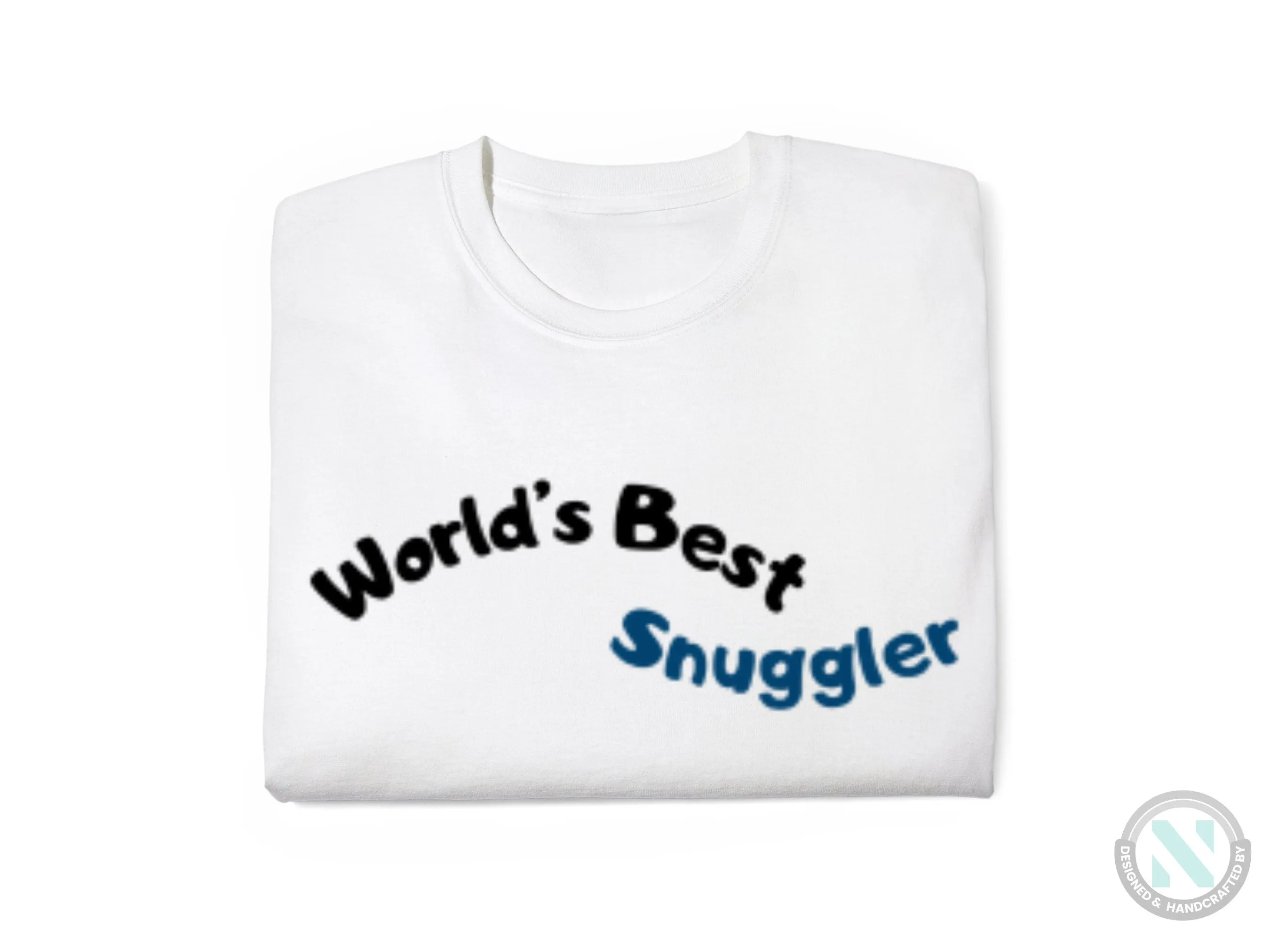 Personalize Baby Name And Date Bodysuit with "World's Best Snuggler"
