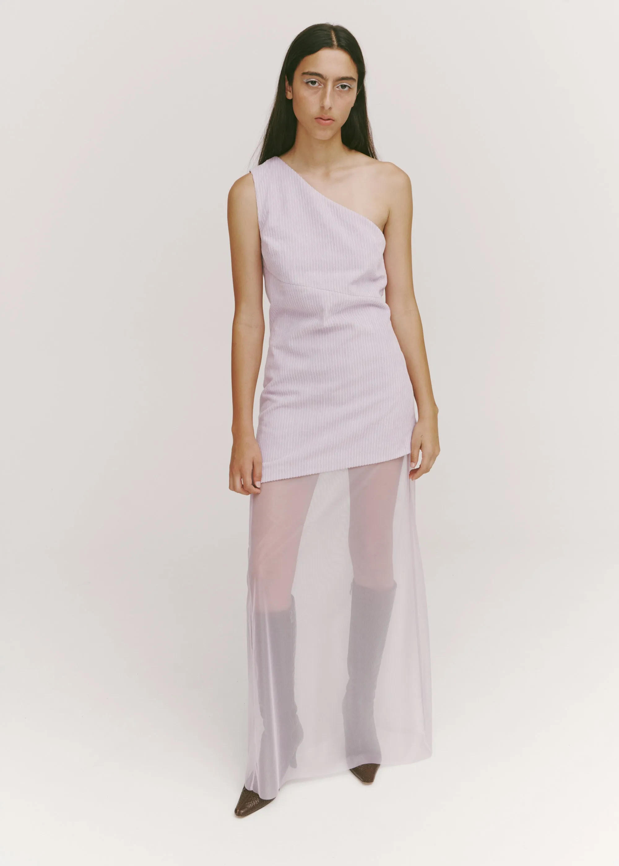 Pivot Mini Dress ~ Pale Lilac
