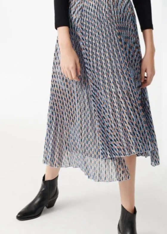 Pleated Midi Skirt