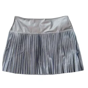 Pleated Pleather Skort