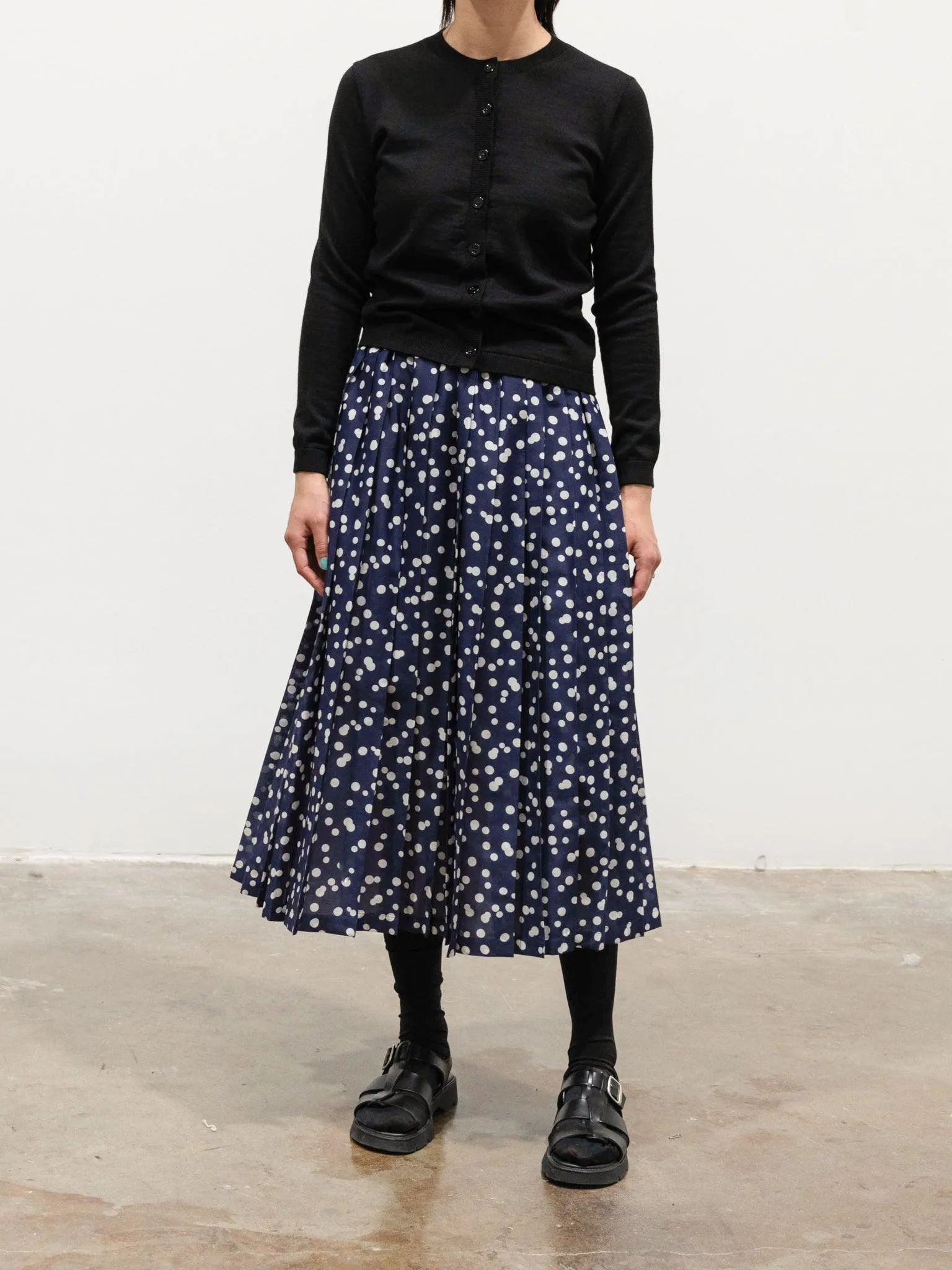 Pleated Skirt - Polka Dots