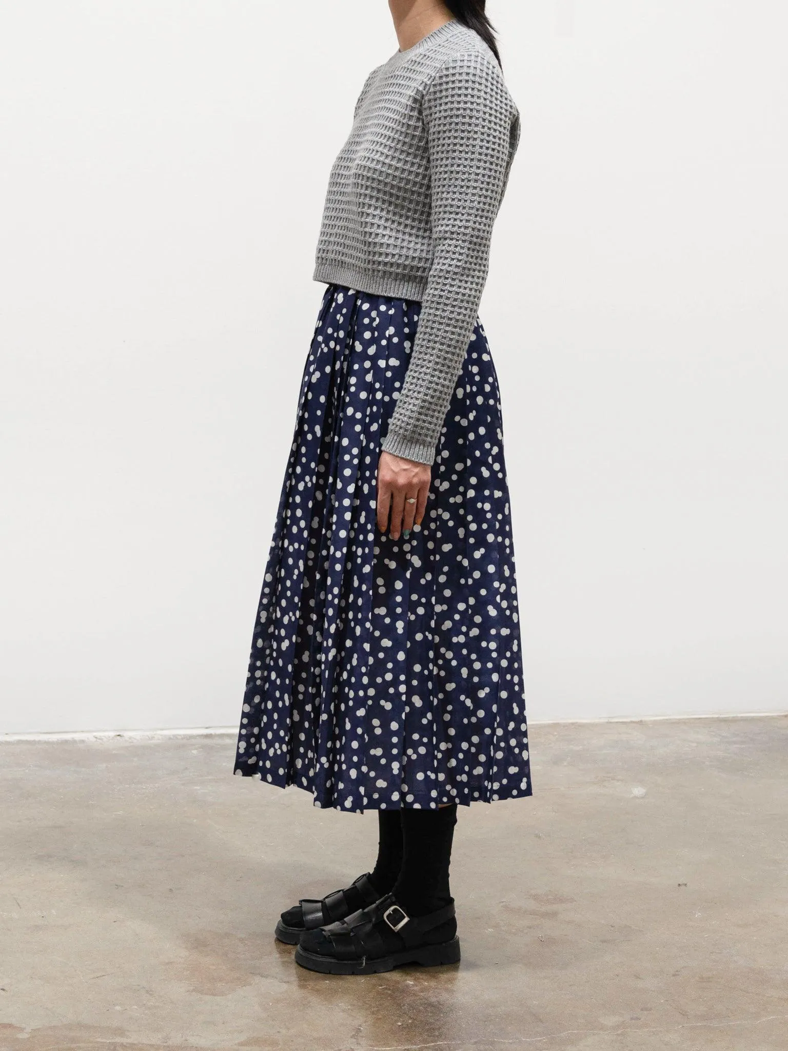 Pleated Skirt - Polka Dots