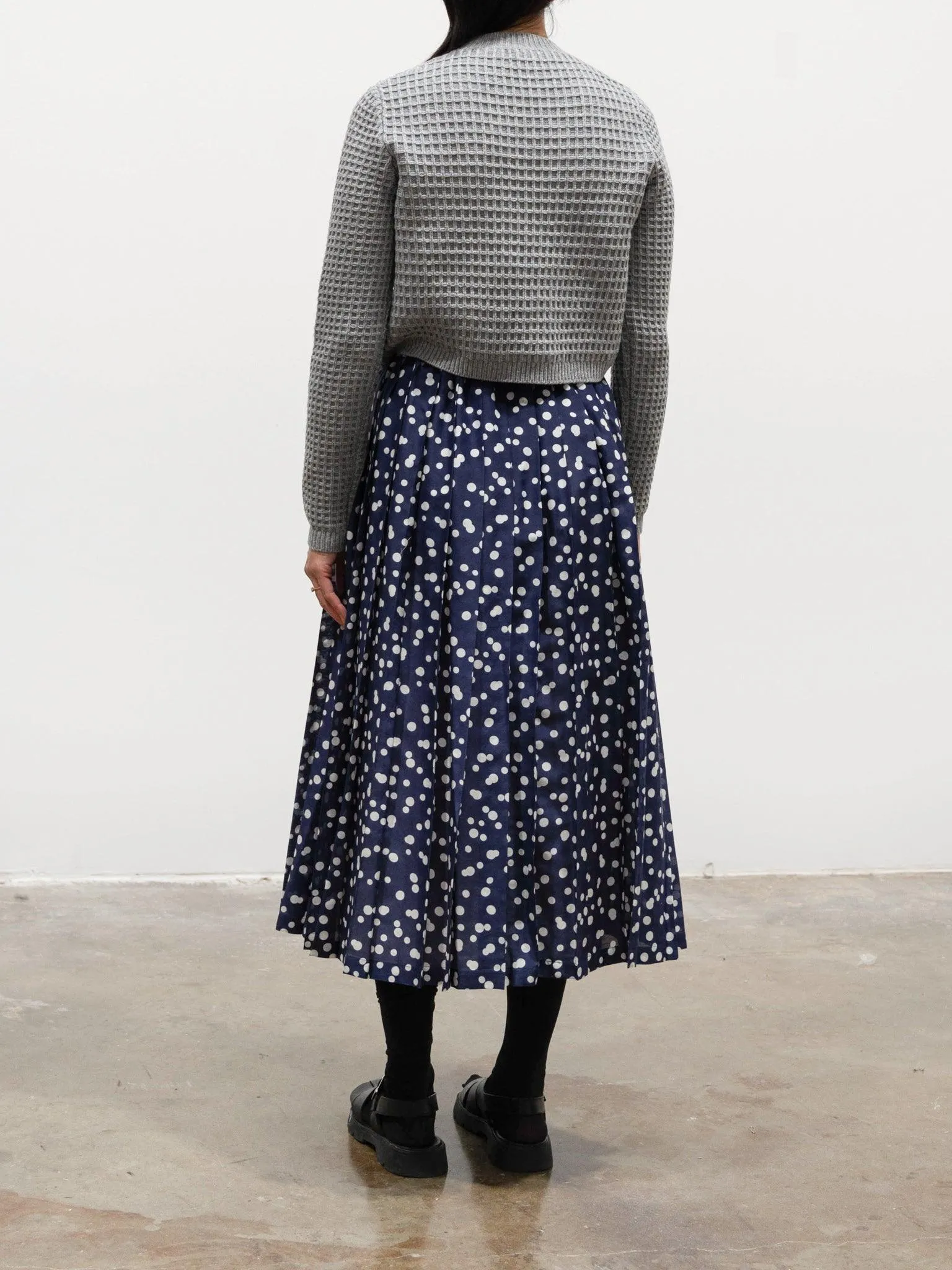 Pleated Skirt - Polka Dots