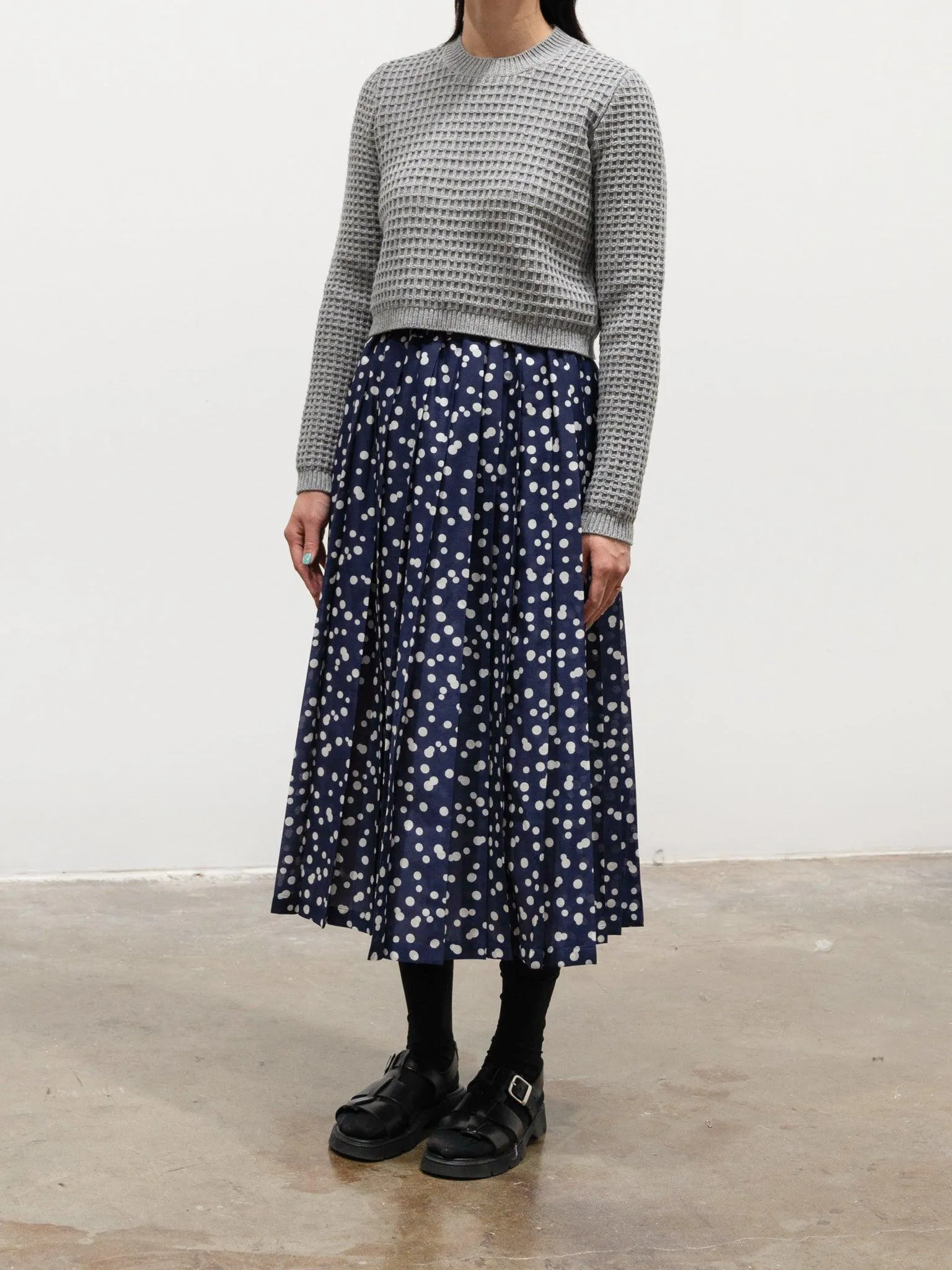 Pleated Skirt - Polka Dots