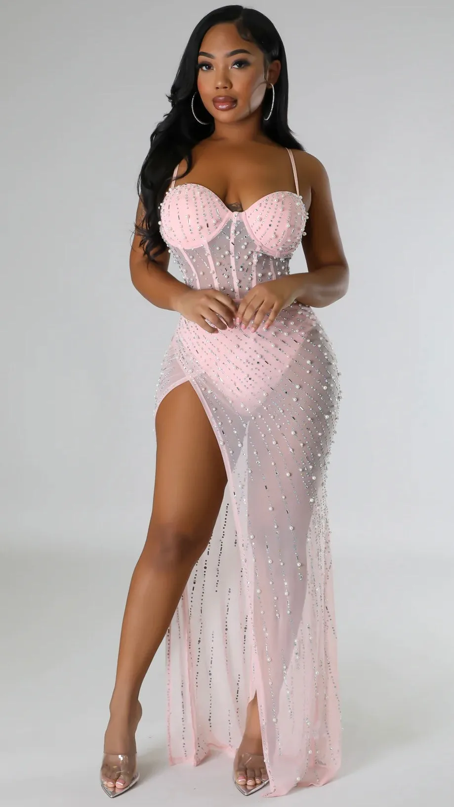 Pre-order* Elianna Dress - Pink