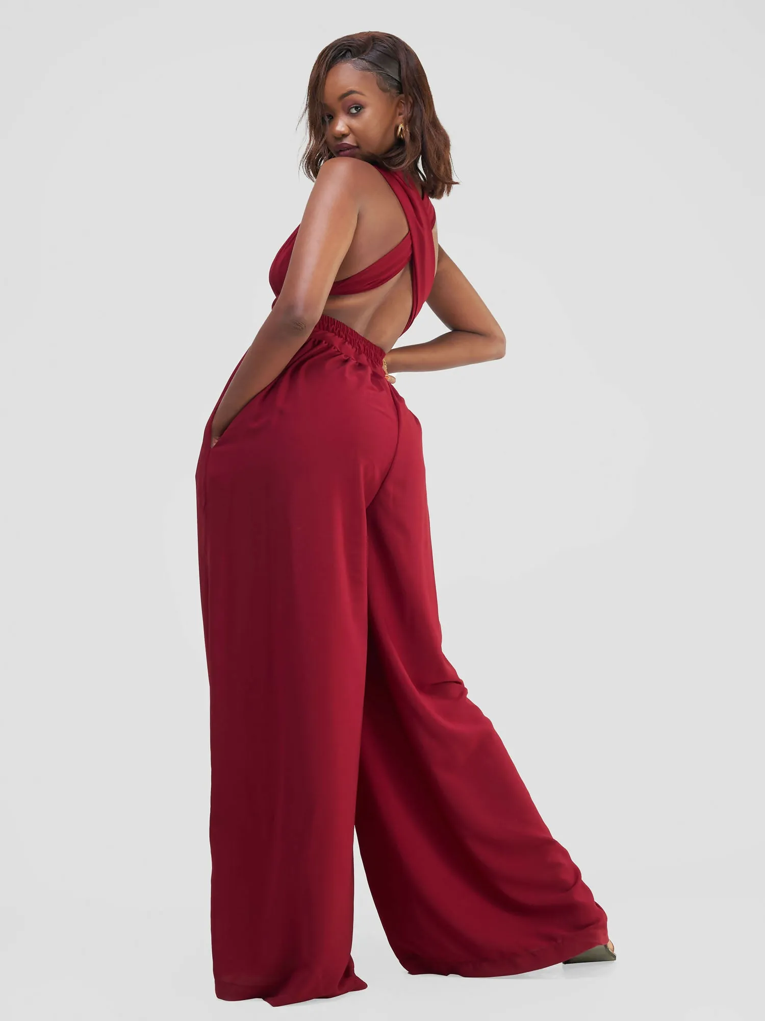 Rabat Infinity Jumpsuit - Maroon