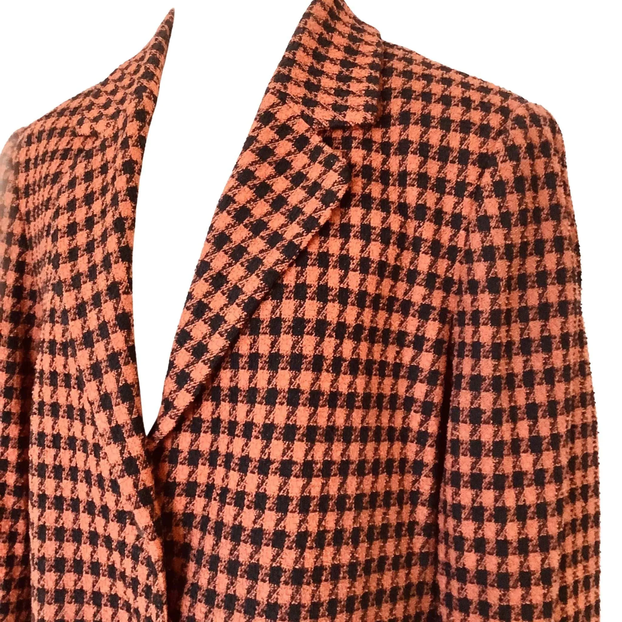 Red Houndstooth Blazer