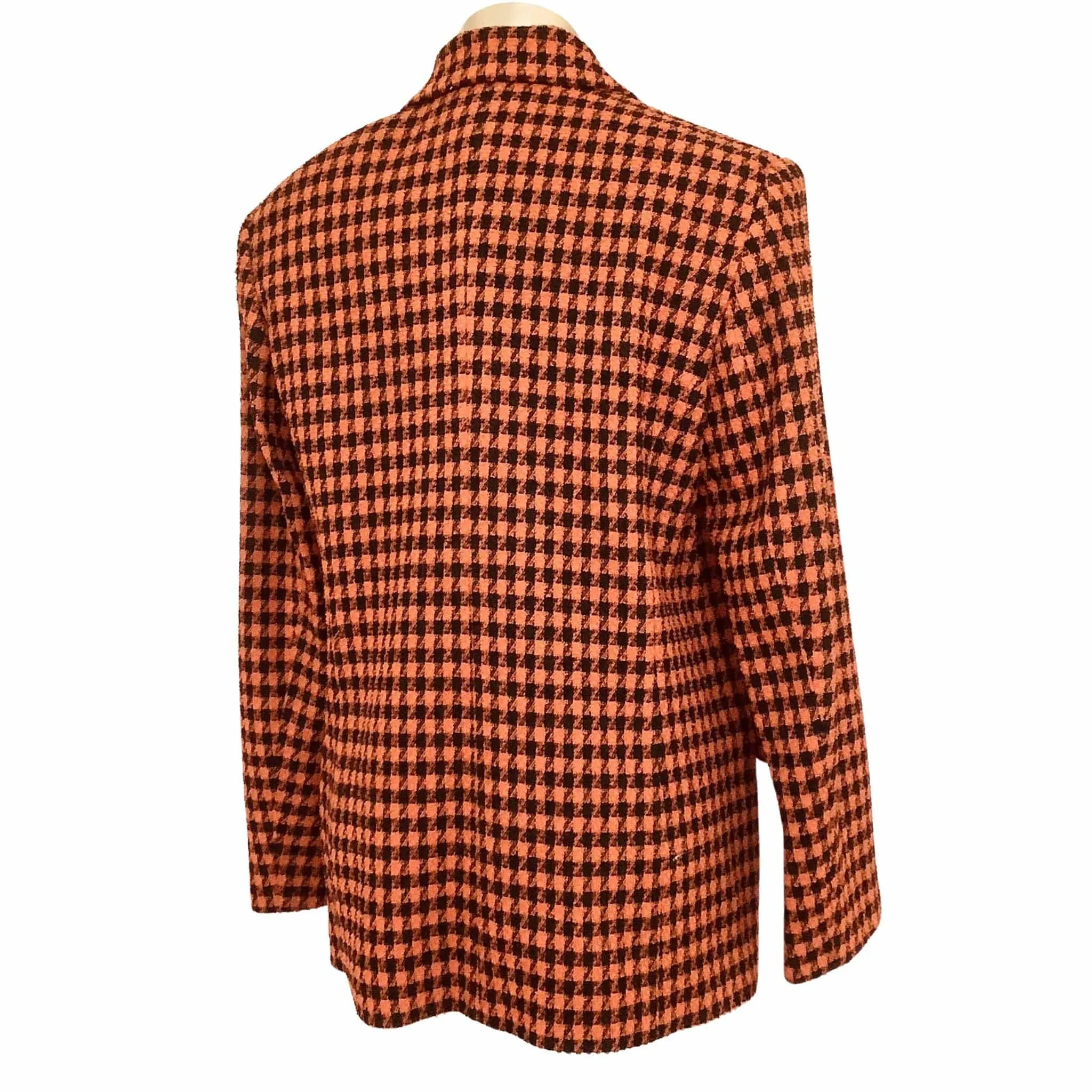 Red Houndstooth Blazer