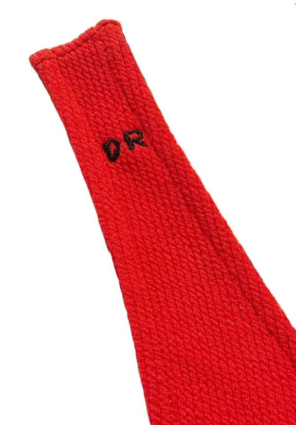 RED TANK RIBBED BODYSUIT