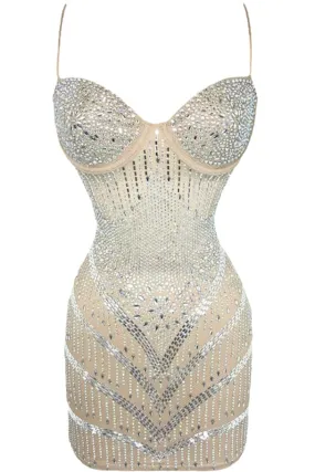Reign Dress - Nude