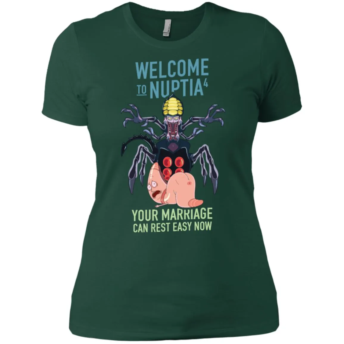 Rick And Morty Welcome To Nuptia Women T-Shirt