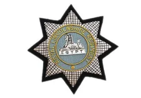 Royal Lincolnshire Regiment Bullion Wire Blazer Badge