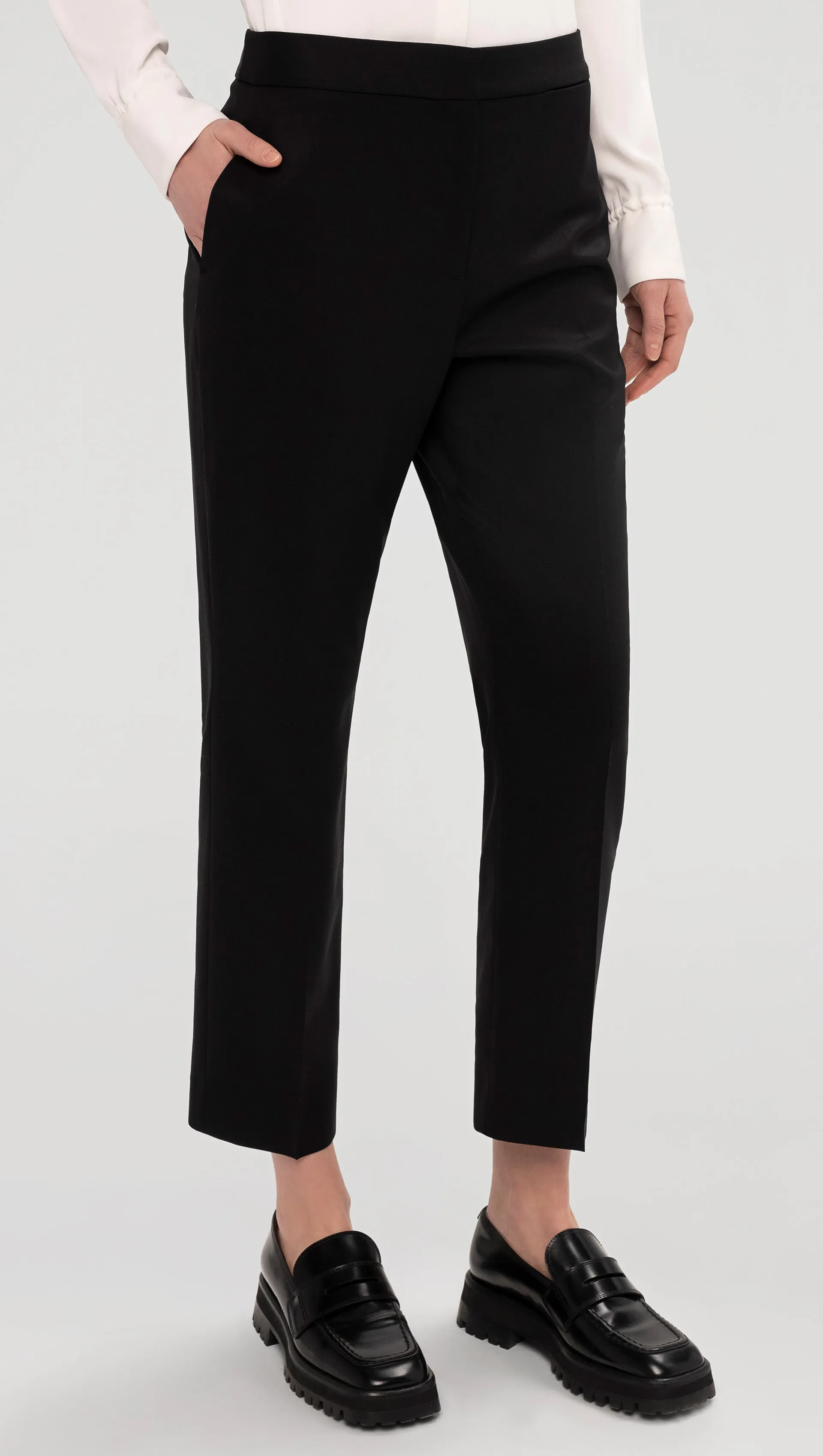 Tailored Trouser in Seasonless Wool | Black