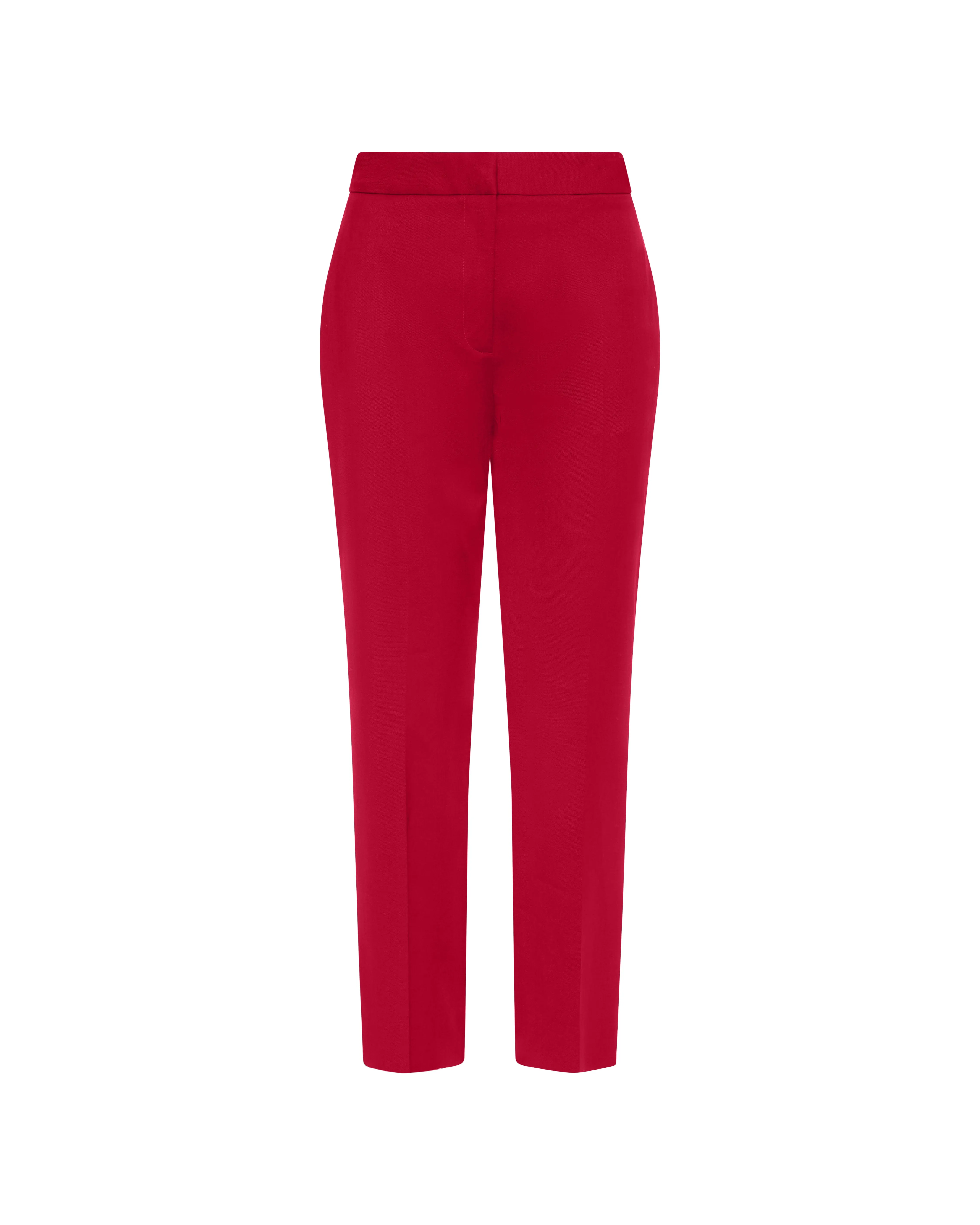 Tailored Trouser in Seasonless Wool | Cranberry