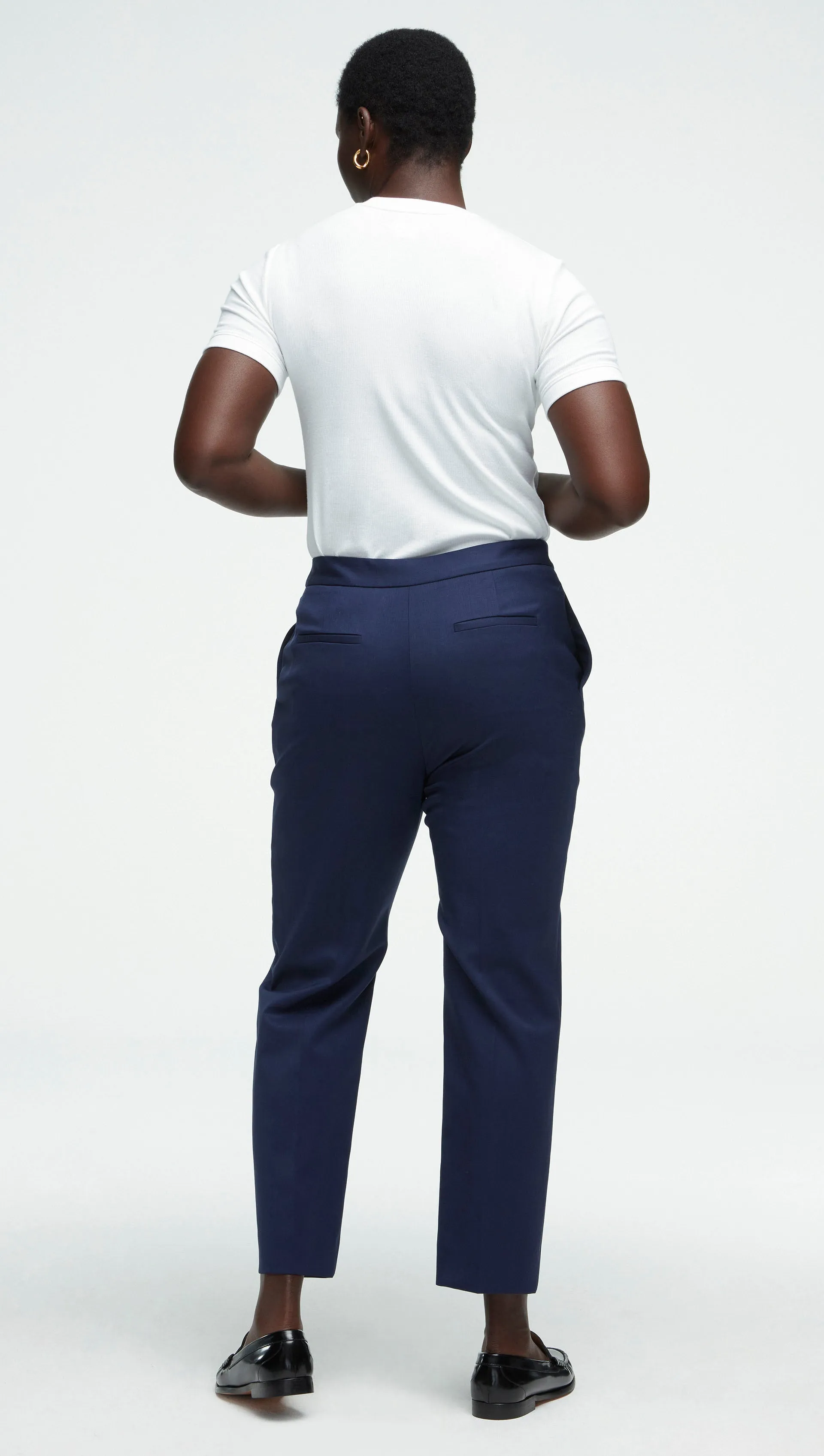 Tailored Trouser in Seasonless Wool | Navy