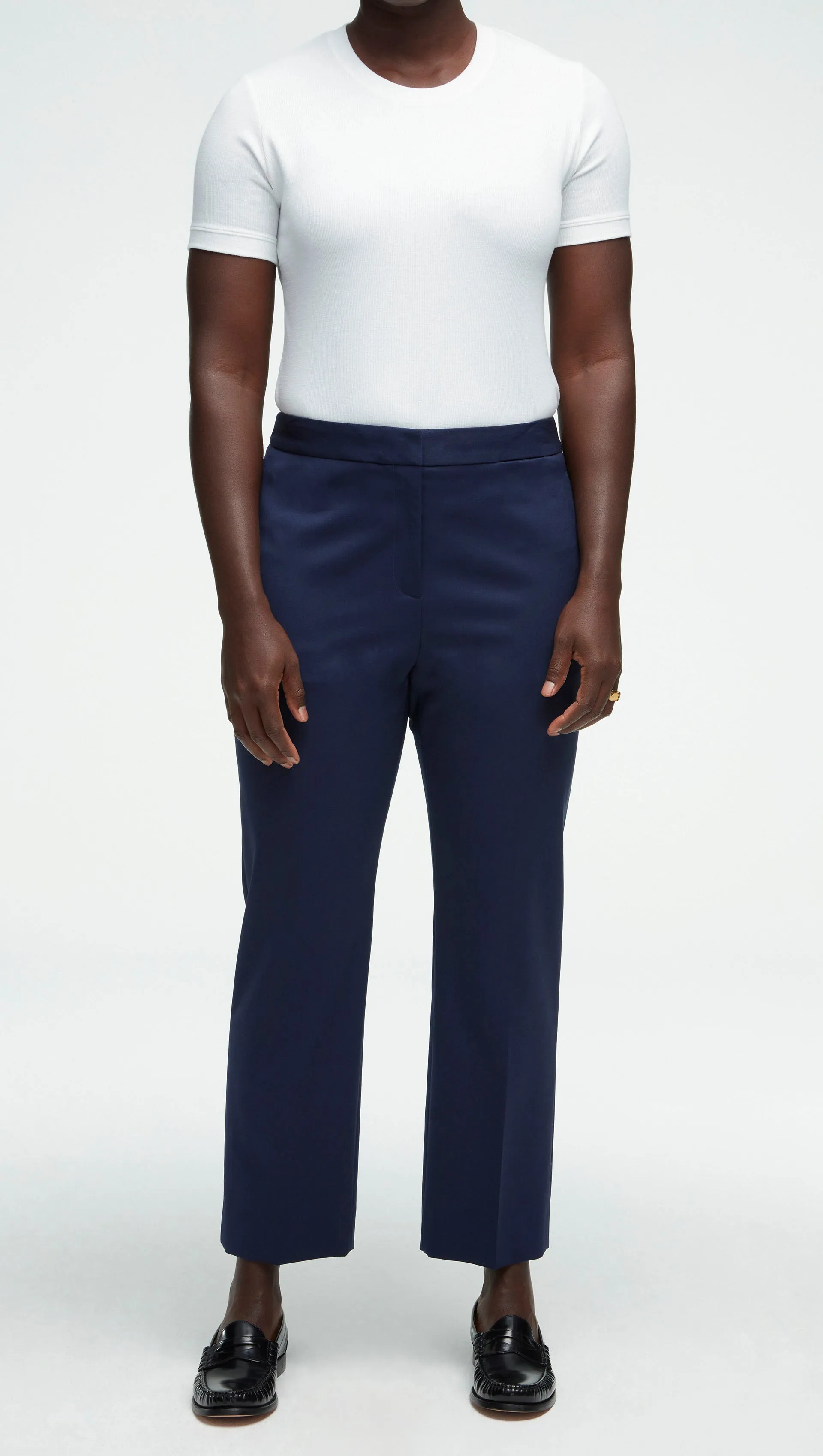 Tailored Trouser in Seasonless Wool | Navy