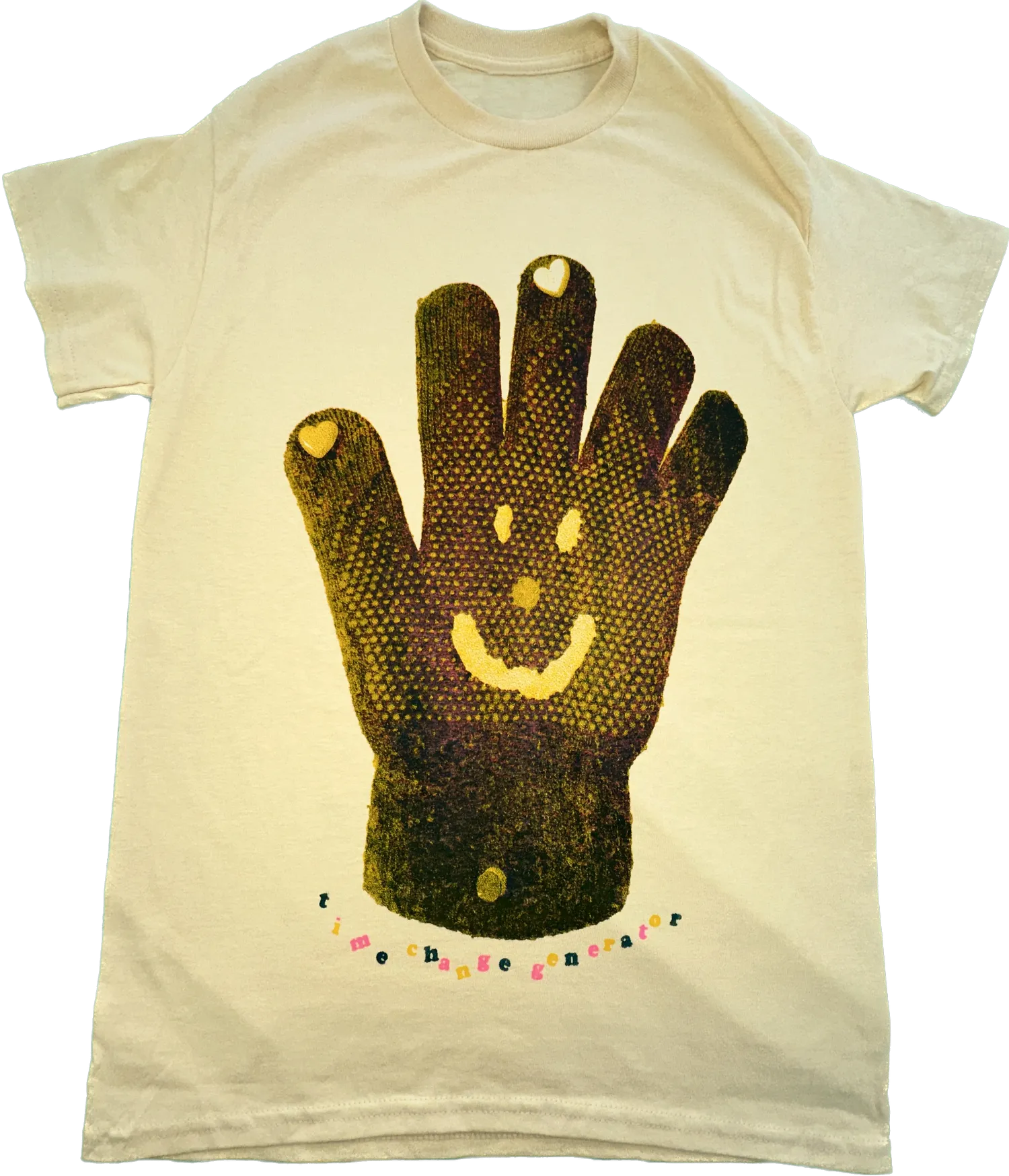 Time Change Generator Glove T-shirt Banana