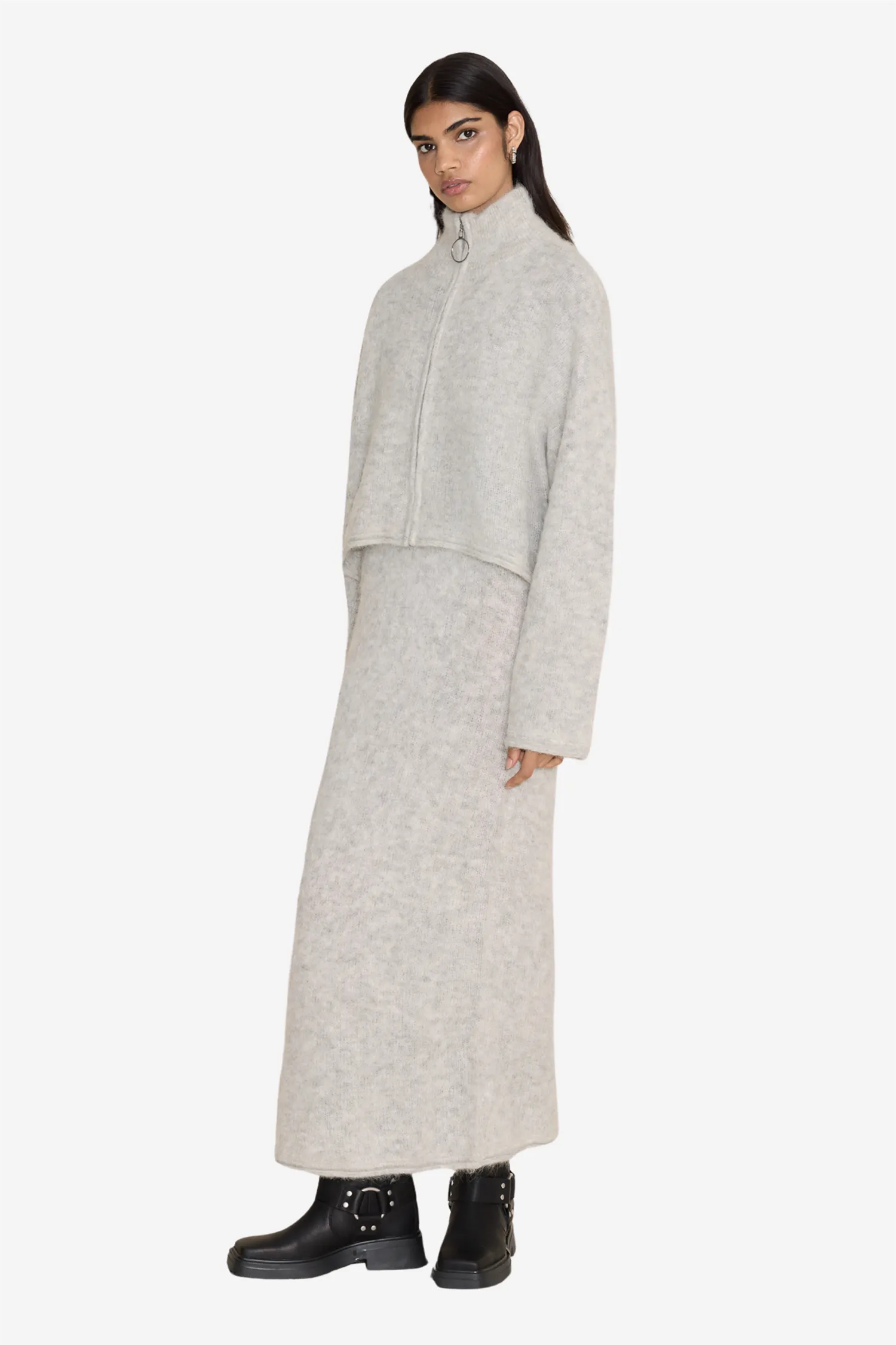 Tine Light Cardigan Lt. Grey