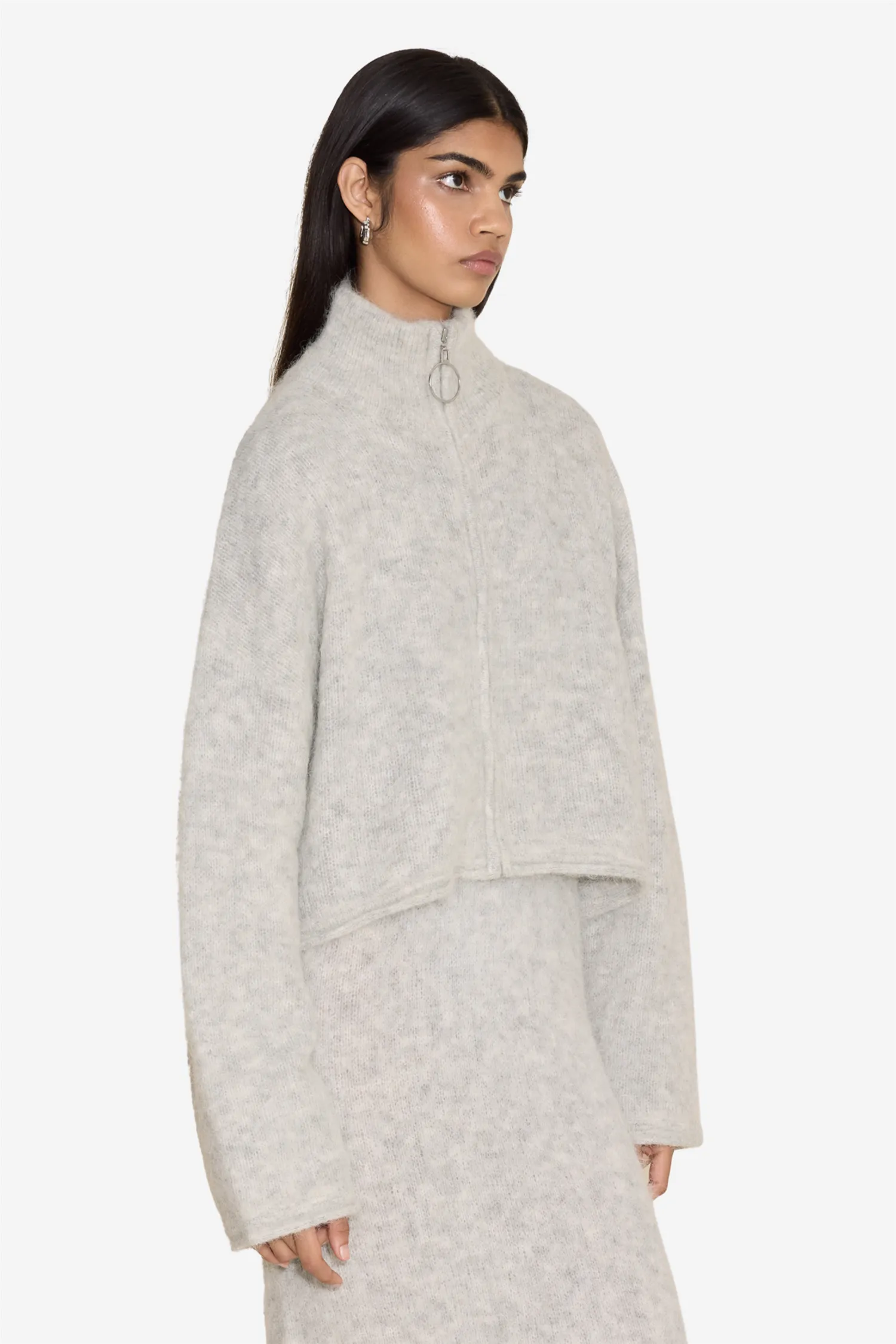 Tine Light Cardigan Lt. Grey