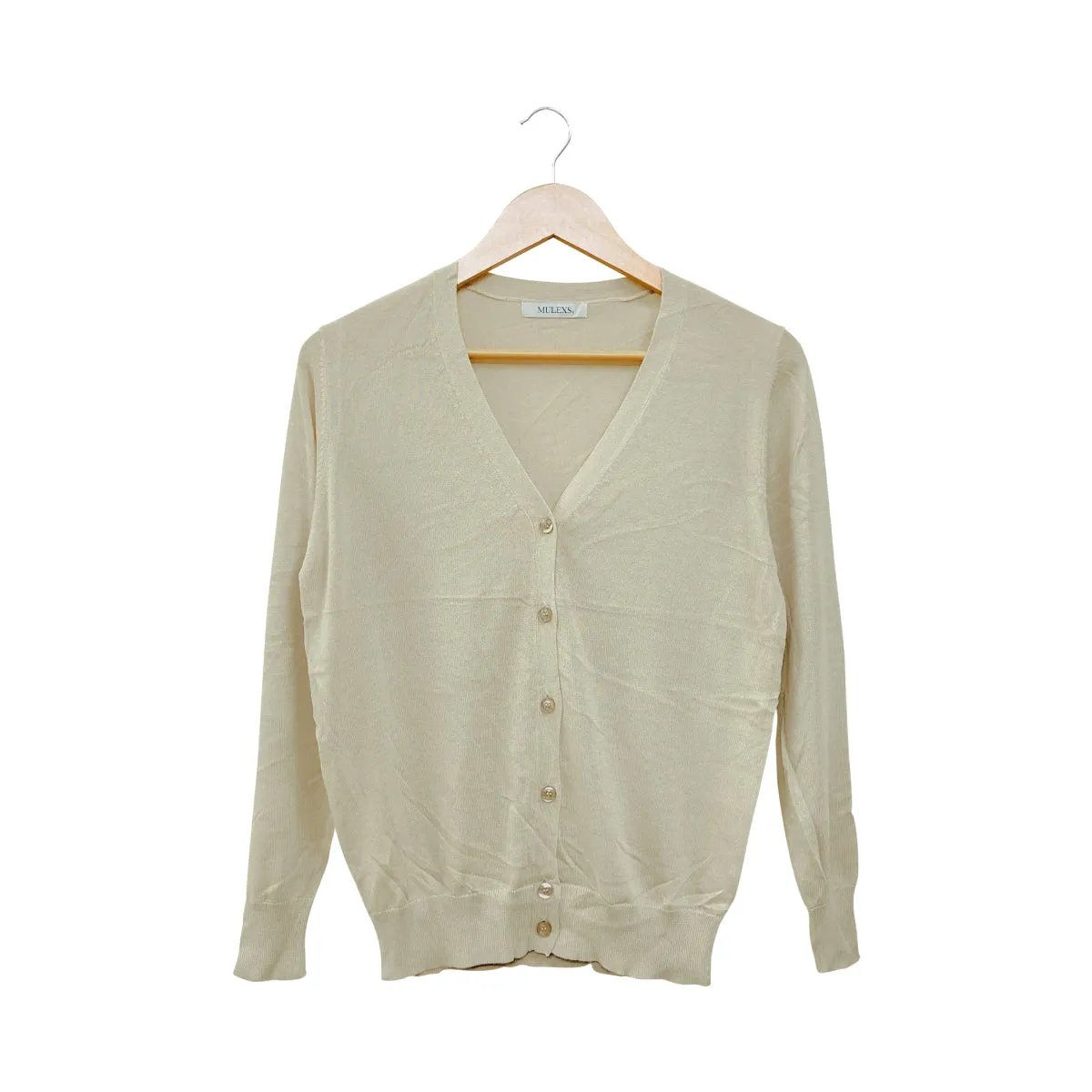 Women's V-neck Button Knitted Thin Sweater